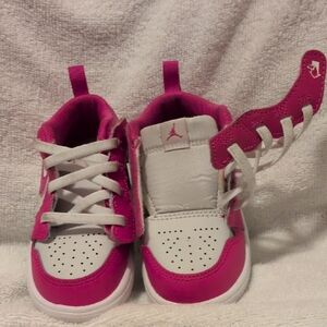 Jordan Kids' Sneakers in Pink and White